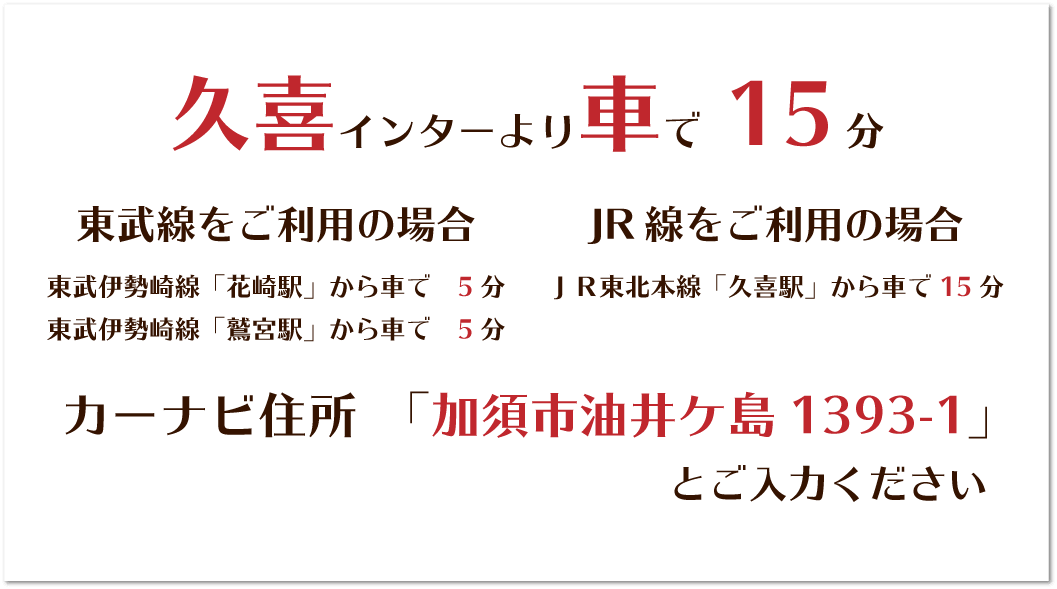 誠農社へのアクセス