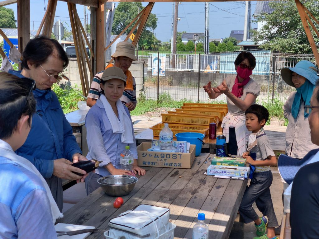 9月5日の自然栽培の会 冬野菜コース初日